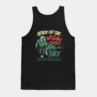 Attack Of The Vegan Zombie Tank Top